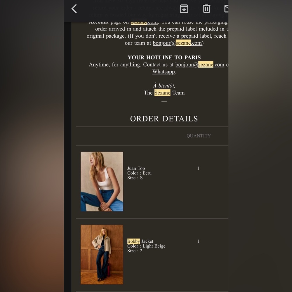 Sezane Bobby Jacket, Light Beige & Gingham, Oversized Cropped Trench, NWT Size 2 - Picture 16 of 16